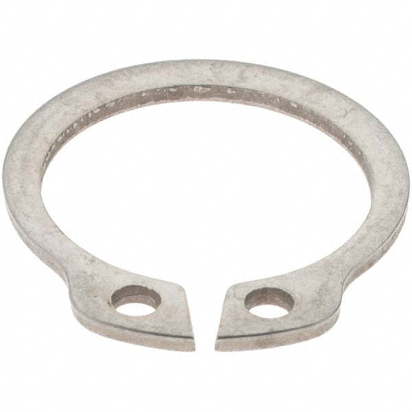 Rotor Clip DSH-15SG External Retaining Ring 14.3 mm Groove Dia, 15 mm Shaft Dia, 420 Stainless Steel, Phosphate Finish