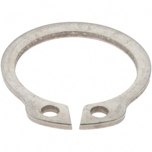Rotor Clip DSH-15SG External Retaining Ring 14.3 mm Groove Dia, 15 mm Shaft Dia, 420 Stainless Steel, Phosphate Finish