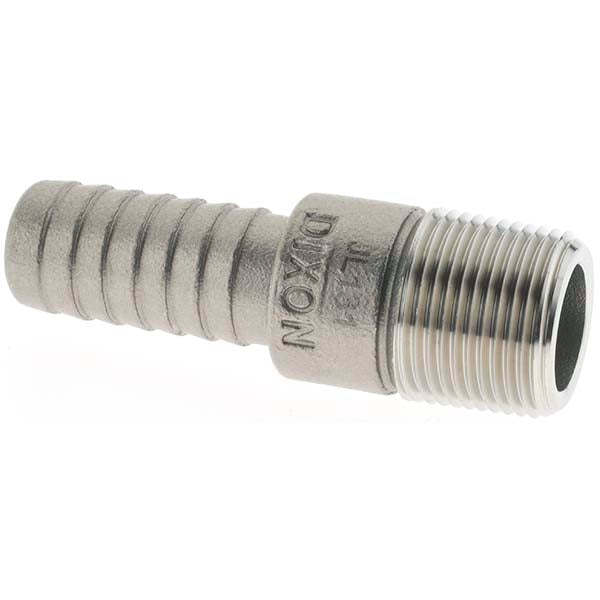 Dixon Valve & Coupling DV-00331 Combination Hose Nipples Type Threaded Nipple  Material Stainless Steel  Thread Standard Male NPT