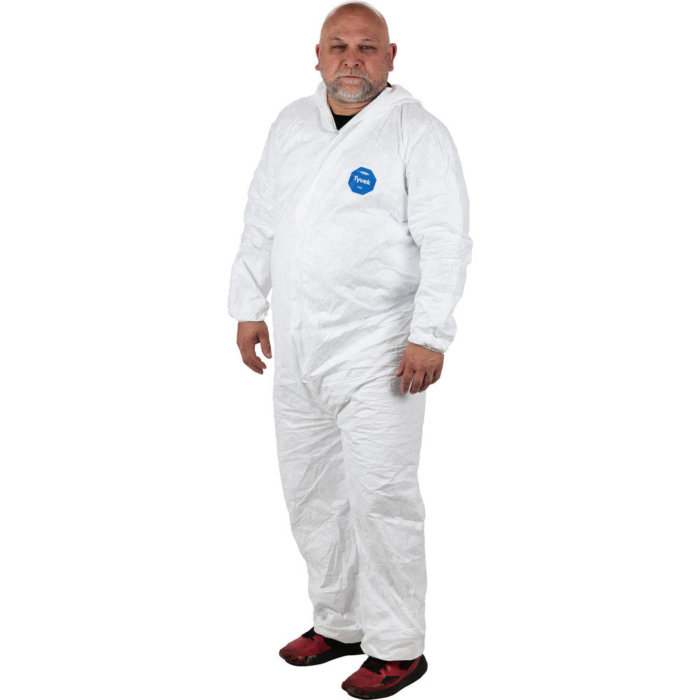 Value Collection TY127SXL Disposable Coveralls Size X-Large, Film Laminate, Zipper Closure