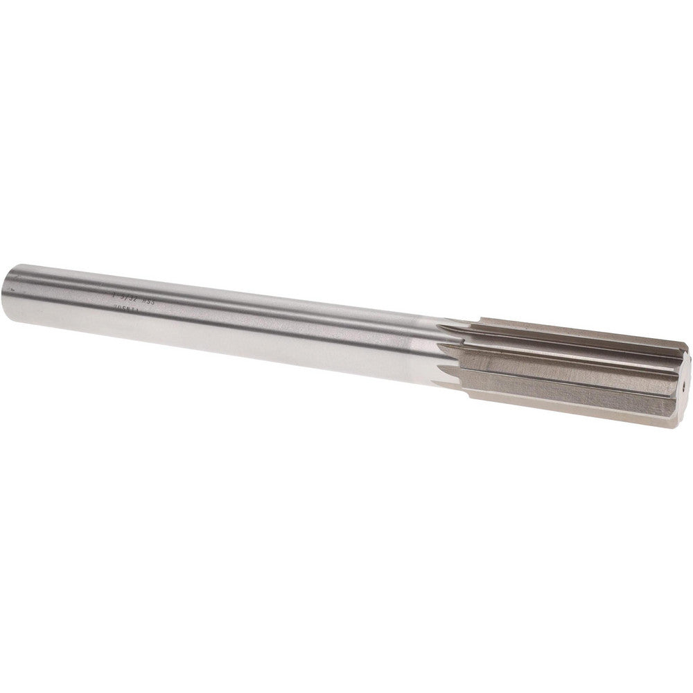 Value Collection SM0100110 Chucking Reamer 1-5/32" Dia, 11" OAL, 2-7/8" Flute Length, Straight Flute, Straight-Cylindrical Shank, HSS
