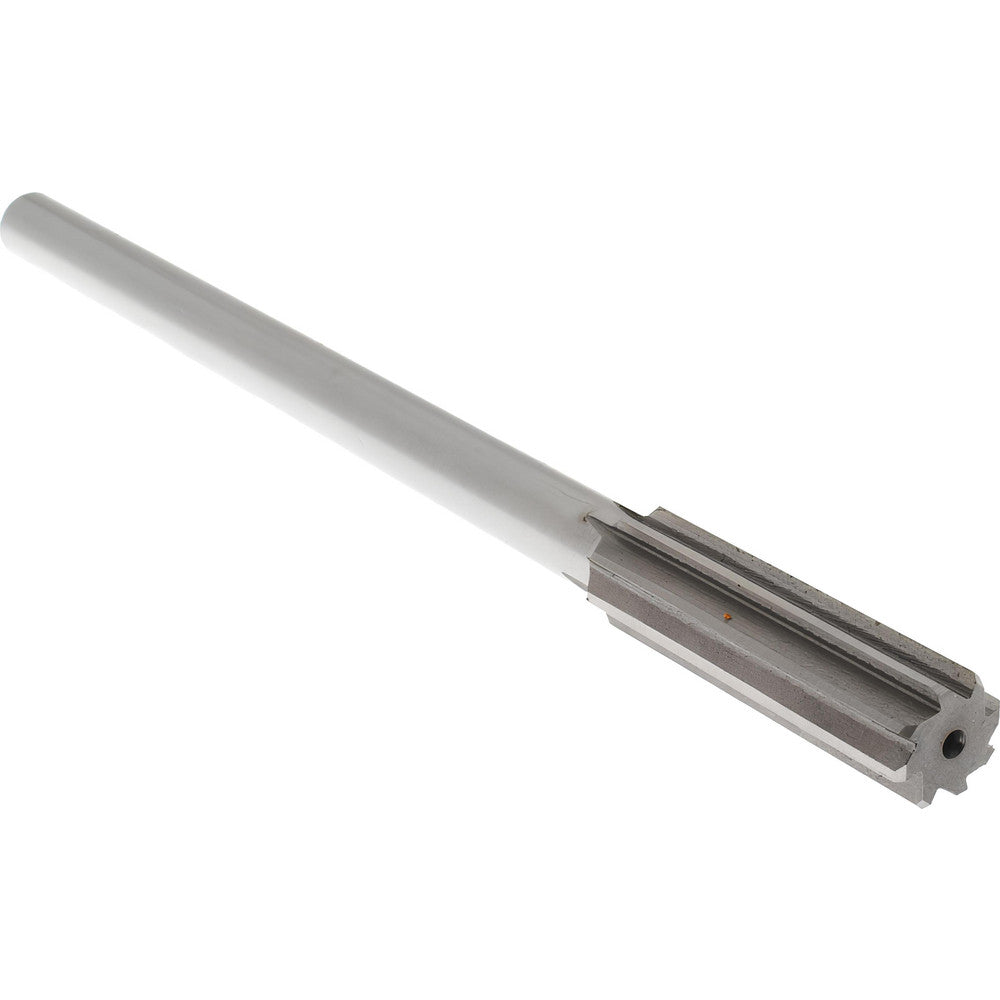Value Collection SM0501500 Chucking Reamer 15 mm Dia, 8" OAL, 2" Flute Length, Straight Flute, Straight-Cylindrical Shank, HSS