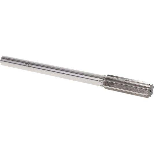 Value Collection SM0501800 Chucking Reamer 18 mm Dia, 9" OAL, 2-1/4" Flute Length, Straight Flute, Straight-Cylindrical Shank, HSS