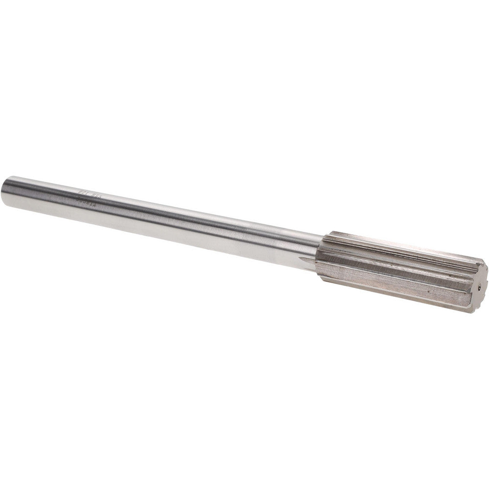 Value Collection SM0502100 Chucking Reamer 21 mm Dia, 9-1/2" OAL, 2-1/2" Flute Length, Straight Flute, Straight-Cylindrical Shank, HSS