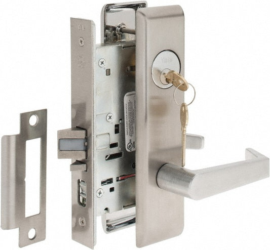 Assa Abloy Accentra AUCN8807FLRH626 Entrance Lever Lockset for 1-3/4 to 3-1/4" Thick Doors