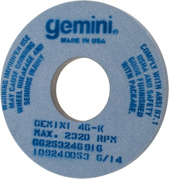 Norton 66253246916 Surface Grinding Wheel 14" Dia, 1" Thick, 5" Hole, 46 Grit, K Hardness