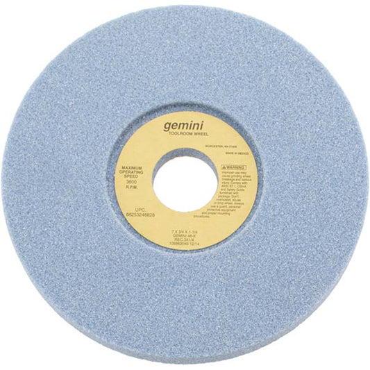 Norton 66253246828 Surface Grinding Wheel 7" Dia, 3/4" Thick, 1-1/4" Hole, 46 Grit, K Hardness