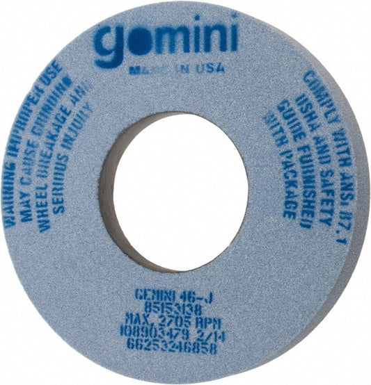 Norton 66253246858 Surface Grinding Wheel 12" Dia, 1-1/2" Thick, 5" Hole, 46 Grit, J Hardness
