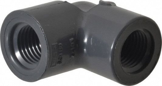 Value Collection 808-002 1/4" PVC Plastic Pipe 90&deg Elbow