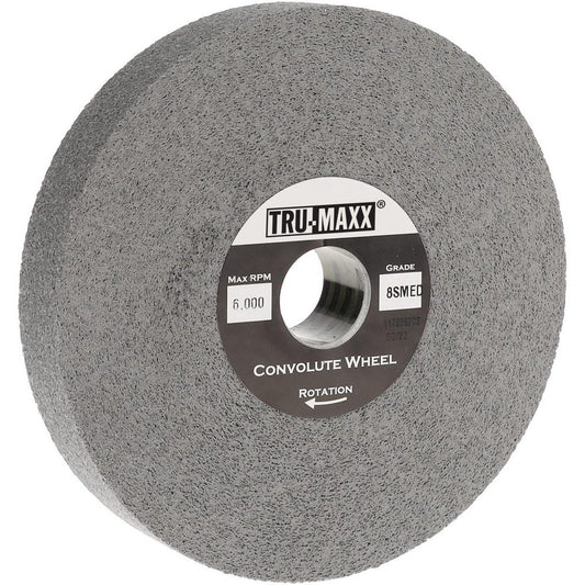 Tru-Maxx 66261114562 Deburring Wheel  6" Dia,  1" Face Width,  1" Hole,  Density 9 N/A Silicon Carbide