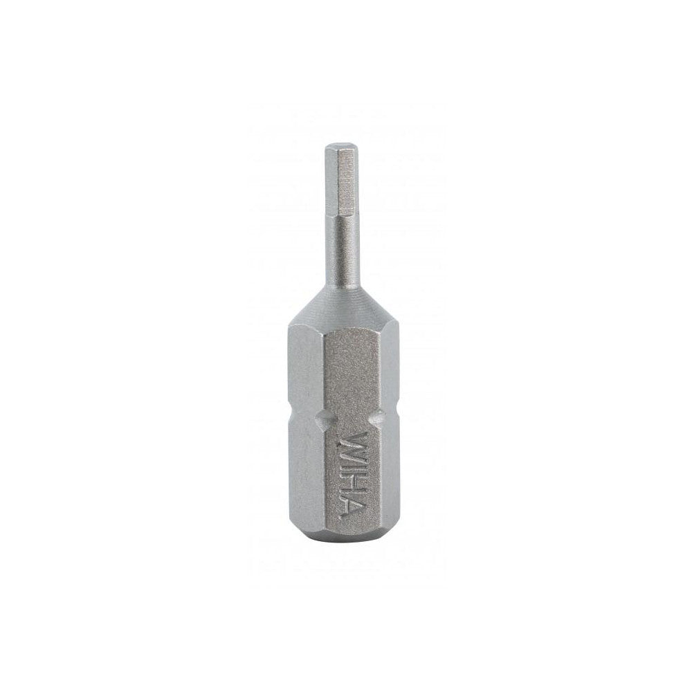 Wiha 71306 Hex Screwdriver Insert Bit 1/4" Drive, 1" OAL