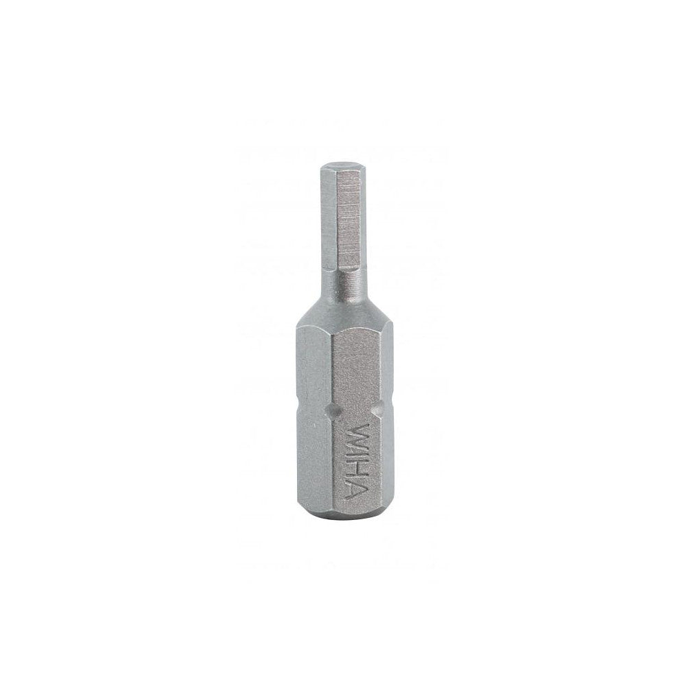 Wiha 71309 Hex Screwdriver Insert Bit 1/4" Drive, 1" OAL