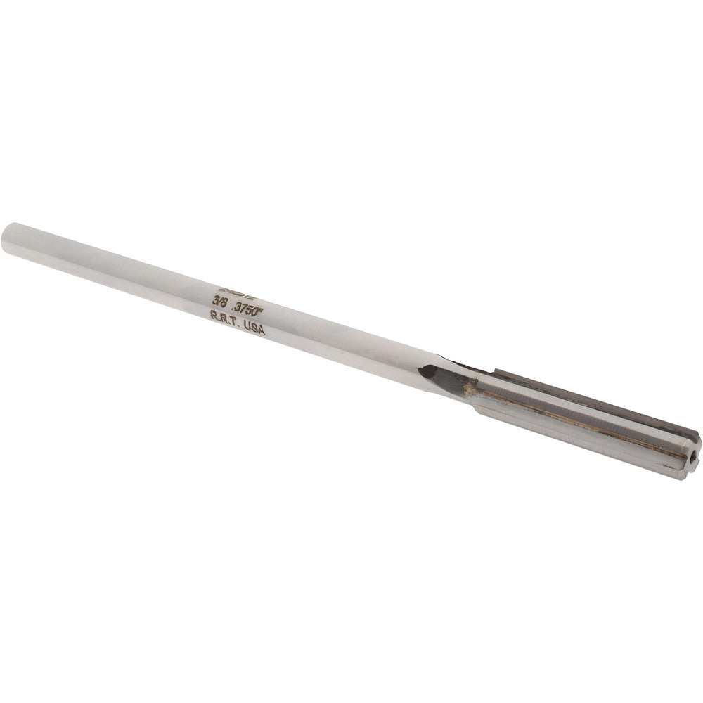 Rock River Tool Inc. 248012 Chucking Reamer 3/8" Dia, 7" OAL, 1-3/4" Flute Length, Straight Flute, Straight-Cylindrical Shank, Carbide-Tipped