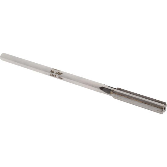 Rock River Tool Inc. 248012 Chucking Reamer 3/8" Dia, 7" OAL, 1-3/4" Flute Length, Straight Flute, Straight-Cylindrical Shank, Carbide-Tipped