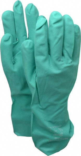 SHOWA 717-09 Chemical Resistant Gloves Large, 11 mil Thick, Nitrile-Coated, Nitrile, Unsupported