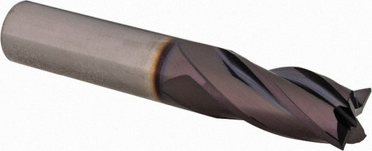 Guhring 9031530127000 Square End Mill  0.5000" Dia, 1" LOC, 0.5" Shank Dia, 3" OAL, 4 Flutes, Solid Carbide