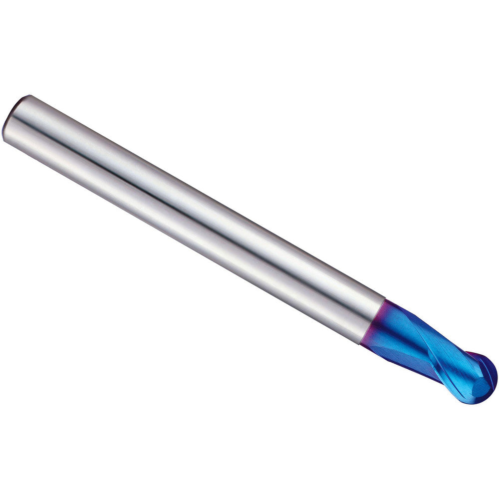 YG-1 G8A38015 Ball End Mill 0.0591" Dia, 0.0591" LOC, 2 Flute, Solid Carbide
