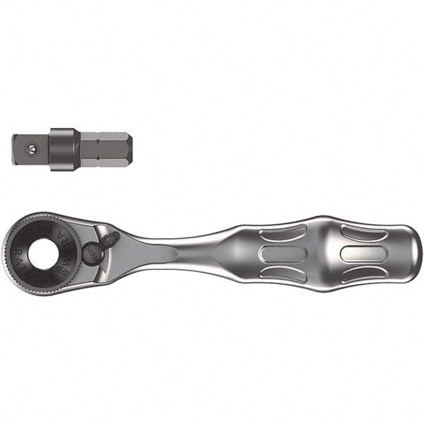 Wera 05073230001 Female Drive Ratchet 1/4" Drive, Pear Head