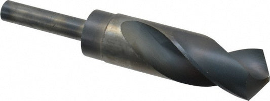 Chicago-Latrobe 55472 Reduced Shank Drill Bit 1-1/8'' Dia, 1/2'' Shank Dia, 118 °, High Speed Steel
