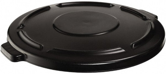 Rubbermaid FG264560BLA BRUTE Heavy-Duty Round Trash/Garbage Lid, 44 Gal, Black