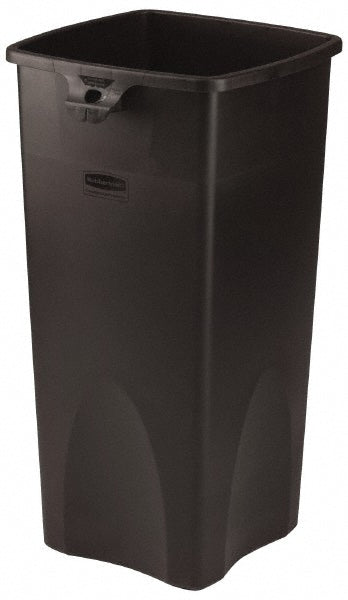 Rubbermaid FG356988BLA Untouchable Square Trash Can, 23 Gal, Black