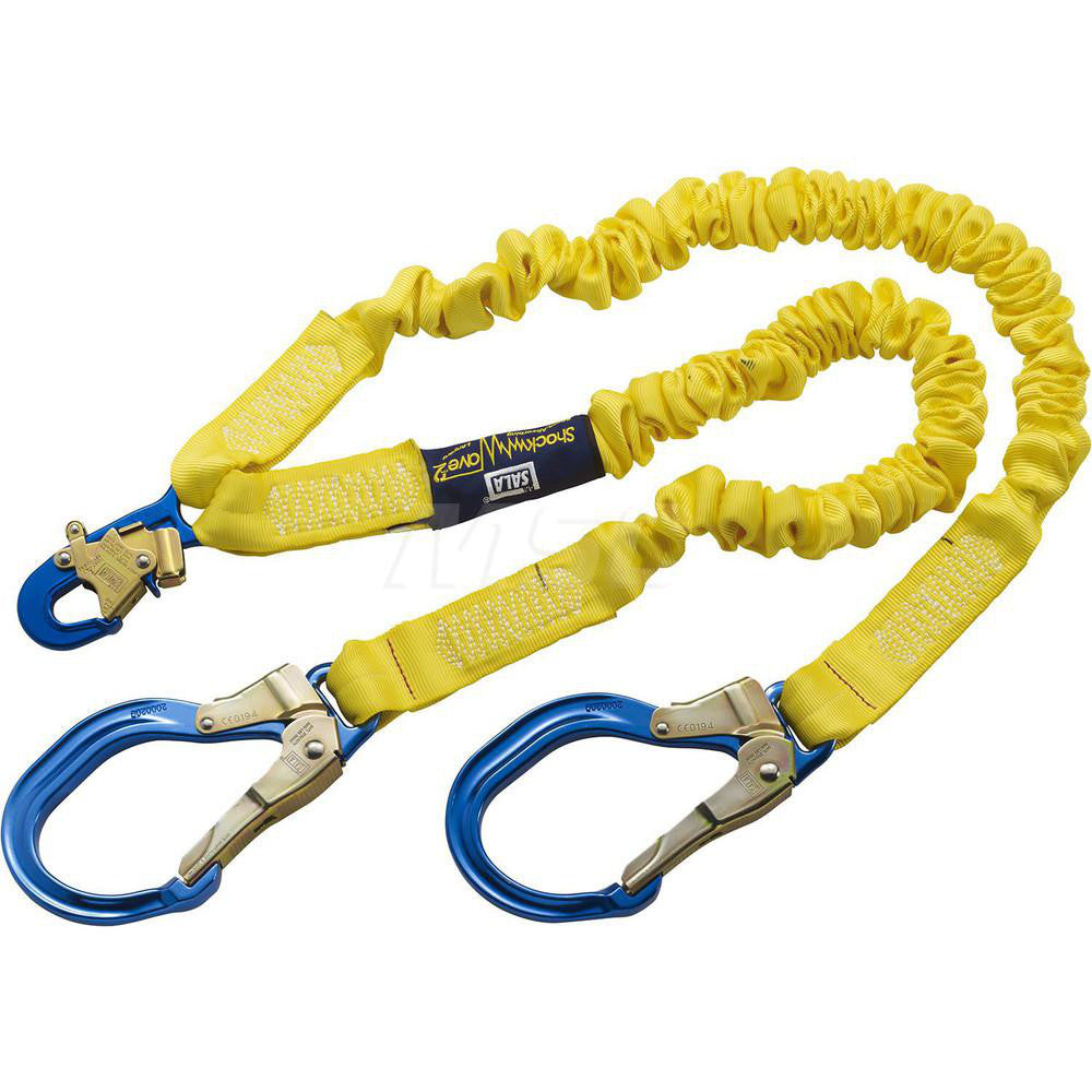 DBI-SALA 7100188781 6' Long, 2 Leg Locking Snap Hook Harness Shock Absorbing Lanyard