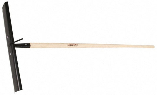 Razor-Back 83154 Concrete Rake with 60" Straight Wood Handle
