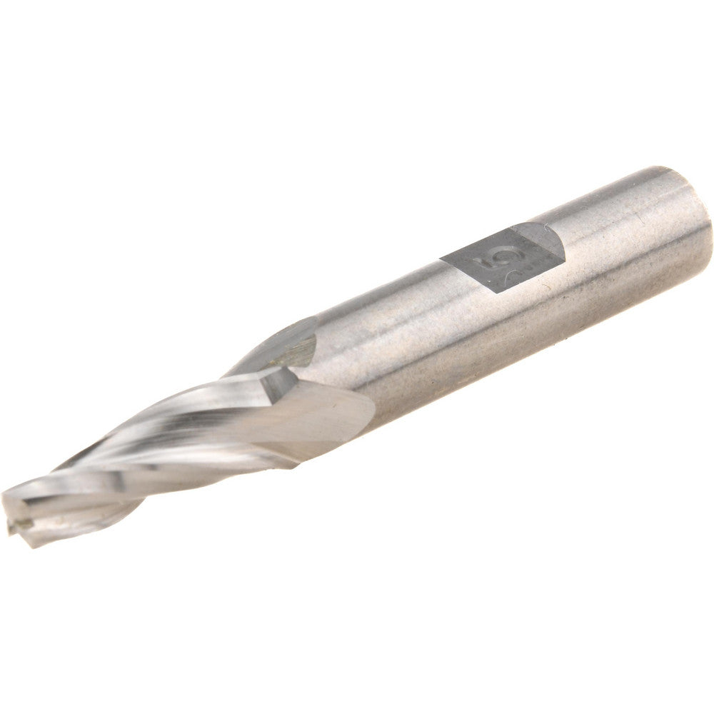 AWARD CUTTER CO., INC. O-303 Tapered End Mill 5 deg Angle per Side, 3/16" Small Dia, 3/4" LOC, 3 Flute, High Speed Steel, Square End