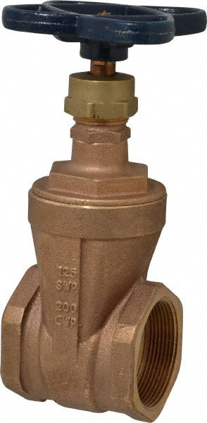NIBCO NL0J00D Gate Valve Non-Rising Stem, 2" Pipe, Threaded, Bronze