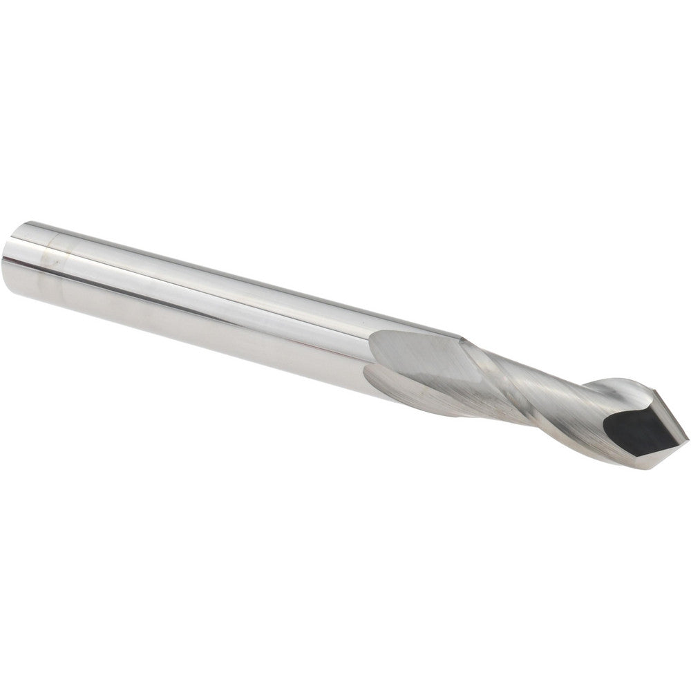 Micro 100 DM-250-290 Drill Mill 1/4" Dia, 3/4" LOC, 2 Flutes, 90 &deg Point, Solid Carbide