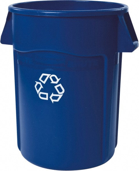 Rubbermaid FG264307BLUE Vented BRUTE Recycling 44 Gal, Blue