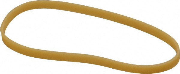 Alliance ALL20325 Pack of (1,100) 3" Circumference, 1/8" Wide, Pale Crepe Gold Rubber Band Strapping