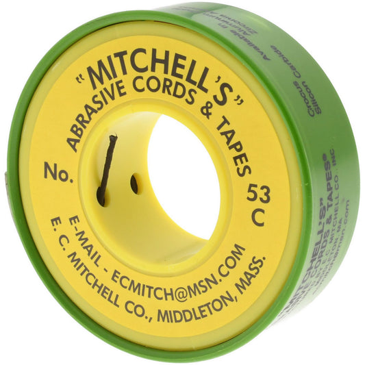 E.C. Mitchell Co. 53-C 0.04" Wide, 180 Grit Crocus Abrasive Cord