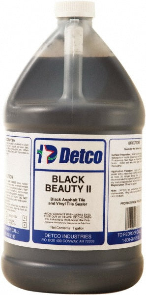 Detco 0133-4X1 Black Beauty II, 1 Gal, Black Floor Sealer