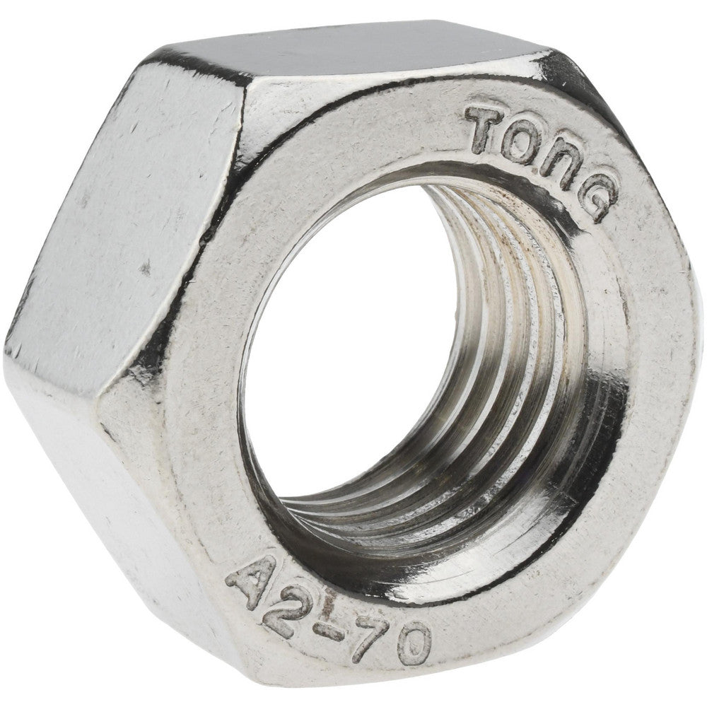 Value Collection HN4X03000-005BX Hex Nut M30 x 3.50, Grade 18-8 & Austenitic Grade A2 Stainless Steel, Uncoated