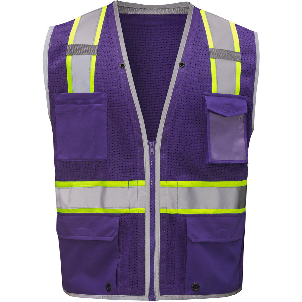 GSS Safety 1717-SM/MD High Visibility Vest  Small & Medium, General Purpose Vest,  ANSI Class 1