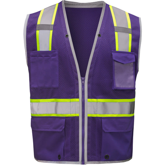 GSS Safety 1717-LG/XL High Visibility Vest  Large & X-Large, General Purpose Vest,  ANSI Class 1