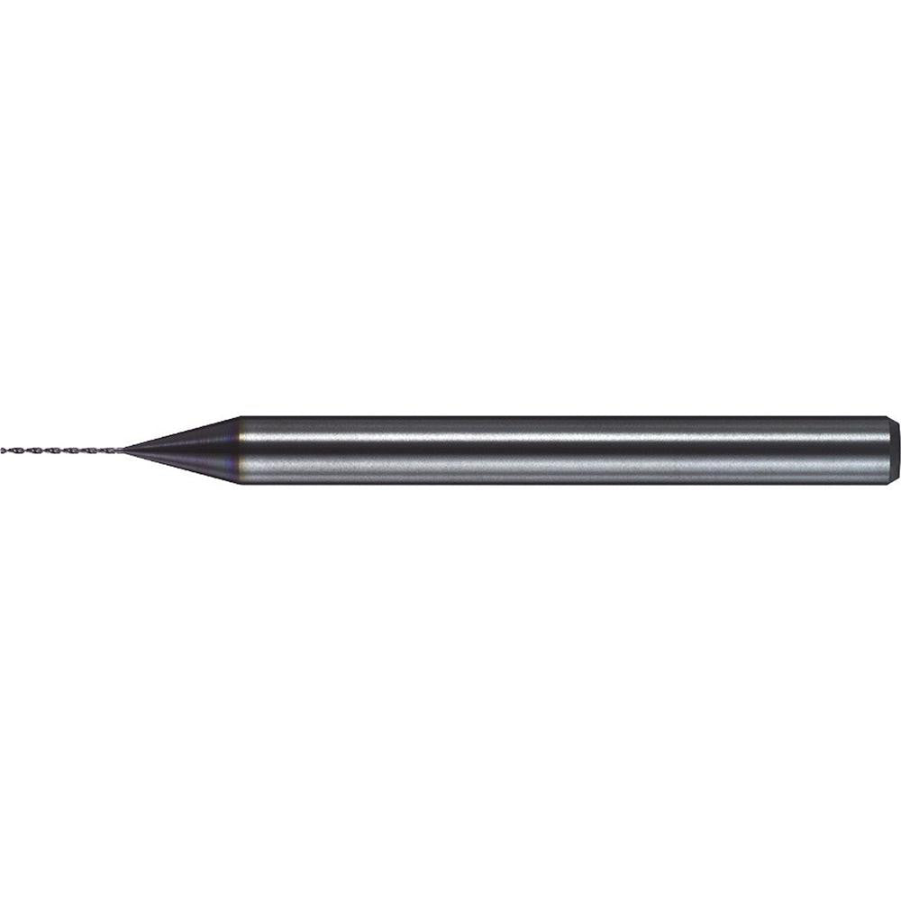 Mitsubishi 327450 Micro Drill Bit 0.0161" Dia, 130 deg, Solid Carbide