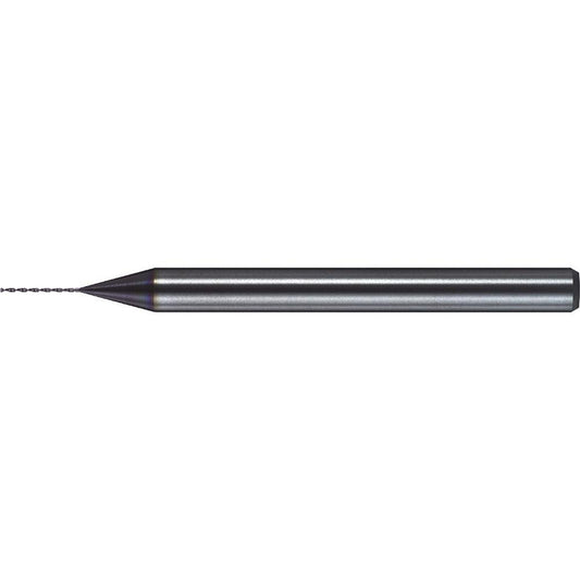 Mitsubishi 327450 Micro Drill Bit 0.0161" Dia, 130 deg, Solid Carbide