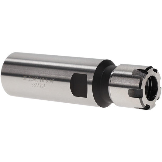 Iscar 4501995 Collet Chuck 0.0197 to 0.3937" Capacity, ER16 Collet, 0.9843" Shank Dia, Straight Shank