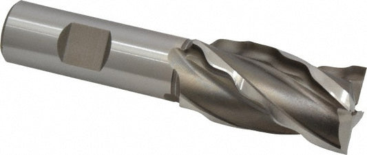 Weldon Tool 65826-00-W 1" Diam 4-Flute 30&deg High Speed Steel Square Roughing & Finishing End Mill