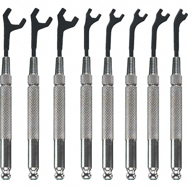 Moody Tools 58-0151 Open End Wrench Set 8 Pc, 5/64 in - 5/16 in Wrench, Inch