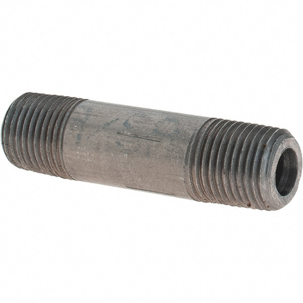 Value Collection 1/838.1BLKBN80 Black Pipe Nipple 1/8" Dia x 1-1/2" Long, Schedule 80