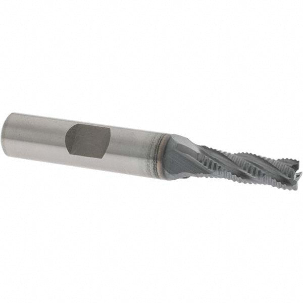 OSG 4559108 Square End Mill 1/4'' Dia, 3/4'' LOC, 3/8'' Shank Dia, 2-1/2'' OAL, 4 Flutes, Cobalt