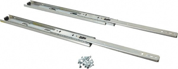 Knape & Vogt 8414P 14 14" Slide Length, 14" Travel Length, Steel Precision Drawer Slide