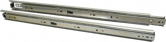 Knape & Vogt 8414P 22 22" Slide Length, 22" Travel Length, Steel Precision Drawer Slide