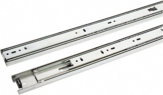 Knape & Vogt 8414P 24 24" Slide Length, 24" Travel Length, Steel Precision Drawer Slide