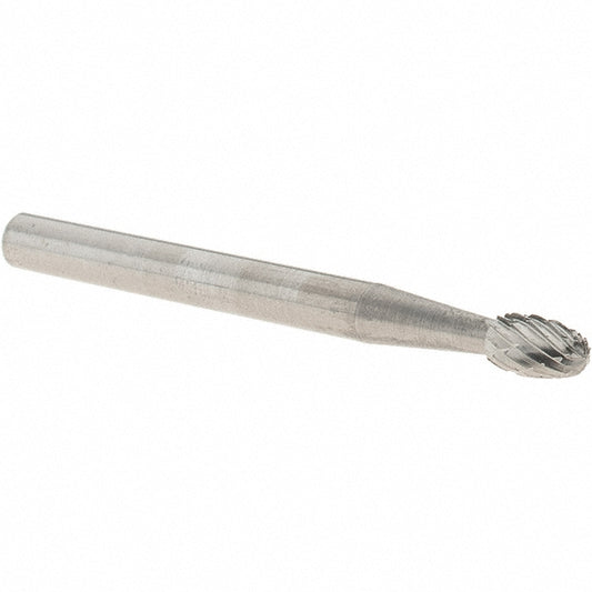 Kyocera SGS Precision Tools 19217 Abrasive Burr SG-51G D/C, 1/8" Cut Dia, Tree With Pointed End, Double Cut