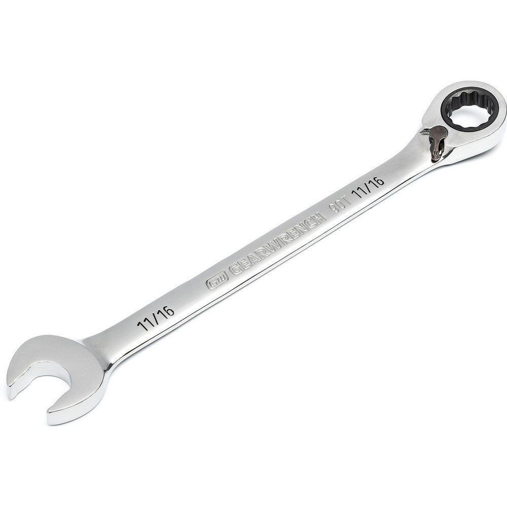GEARWRENCH 86648 Combination Wrench 11/16" Head Size, 15 deg Offset