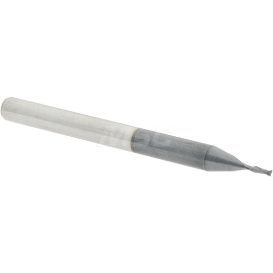 Accupro 81992406 Square End Mill 1/32'' Dia, 3/32'' LOC, 1/8'' Shank Dia, 1-1/2'' OAL, 2 Flutes, Solid Carbide